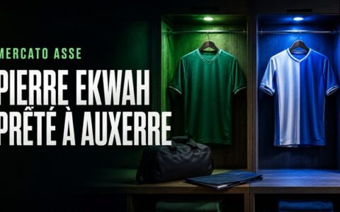 Mercato ASSE - Pierre Ekwah officiellement prêté à Auxerre
