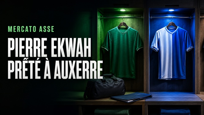 Mercato ASSE - Pierre Ekwah officiellement prêté à Auxerre