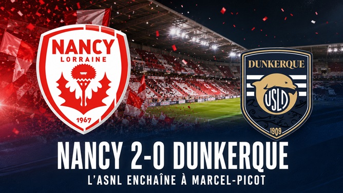 Nancy – Dunkerque 2-0