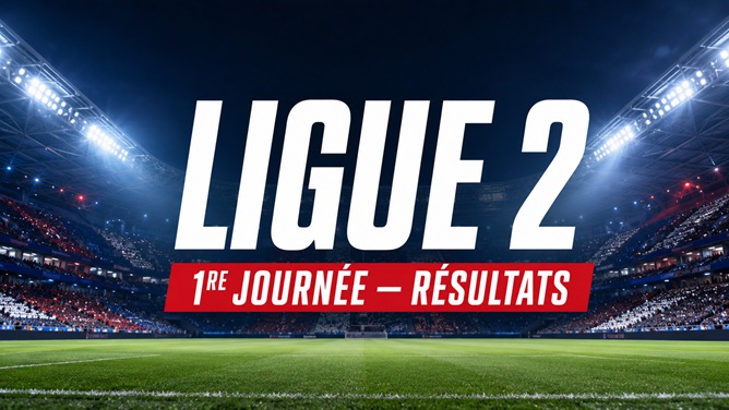 Résultats Ligue 2 le résumé de la 1re journée 2026-2027