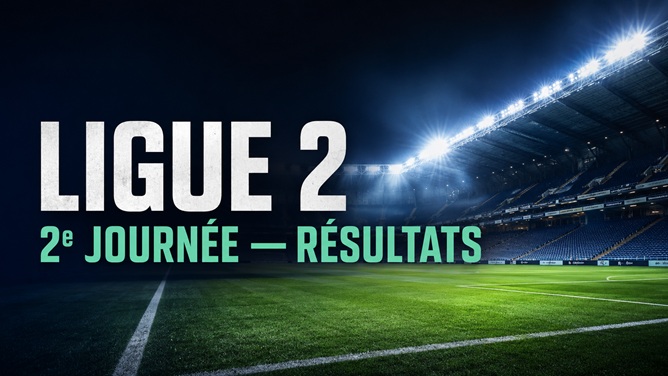 Résultats Ligue 2 résumé de la 2e journée