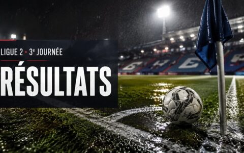 Résultats Ligue 2 résumé de la 3e journée