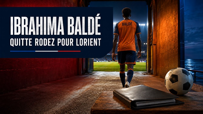 Ibrahima Baldé quitte Rodez