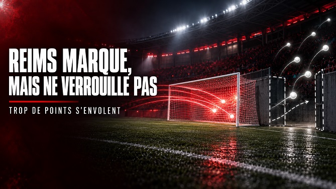 Reims marque et laisse filer les points
