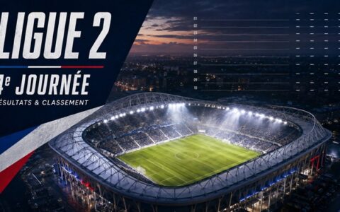 Résultats Ligue 2 - résumé et classement après la 4e journée