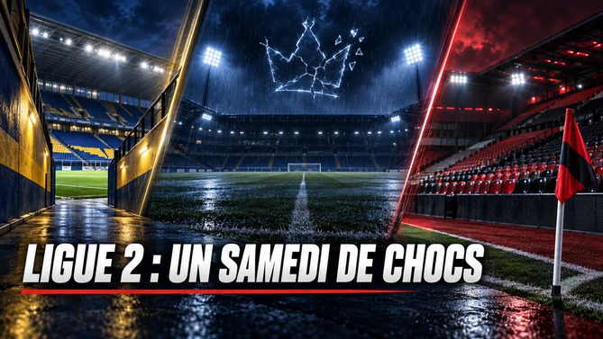Trois stades illustrant les résultats de Ligue 2 du 12 septembre
