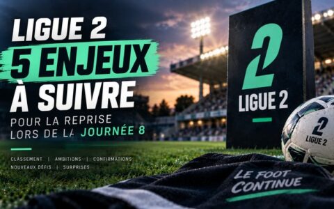 Les cinq enjeux à suivre lors de la reprise de la Ligue 2 pour la Journée 8