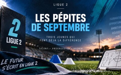 Les pépites de septembre en Ligue 2 avec trois jeunes joueurs qui prennent de l’importance